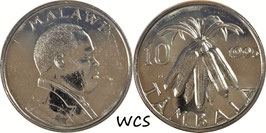 Malawi 10 Tambala 1995 KM#27 UNC