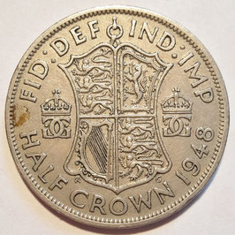 Great Britain ½ Crown 1947-1948 KM#866