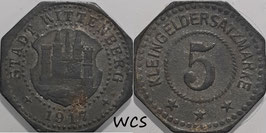 Saxony - Wittenberg 5 Pfennig 1917 Funck#605.1 VF