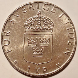 Sweden 1 Krona 1976-1981 KM#852