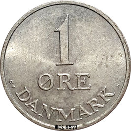 Denmark 1 Øre 1948-1972 KM#839