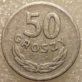 Poland 50 Groszy 1949 (Aluminium) Y#44a VF