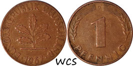 Germany 1 Pfennig 1950-2001 KM#105