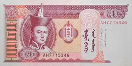 Mongolia 20 Tugrik 2013 P.63G UNC