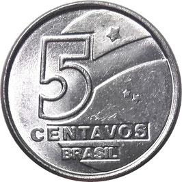 Brazil 5 Centavos 1989-1990 KM#612