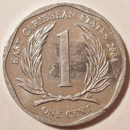 East Caribbean States 1 Cent 2002-2013 KM#34