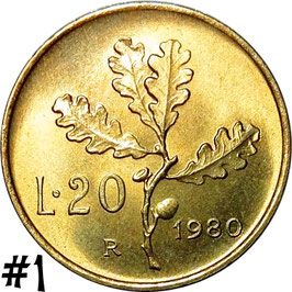 Italy 20 Lire 1957-2001 KM#97