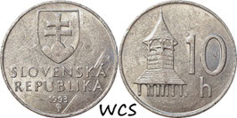 Slovakia 10 Halierov 1993-2003 KM#17