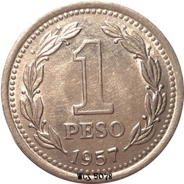 Argentina 1 Peso 1957-1962 KM#57