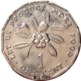 Jamaica 1 Cent 1975-2002 KM#64 - F.A.O.