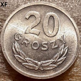 Poland 20 Groszy 1957-1985 Y#A47