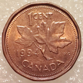 Canada 1 Cent 1990-1996 KM#181