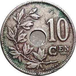 Belgium 10 Centimes 1911-1929 BELGIE KM#86