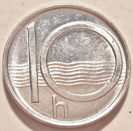 Czech Republic 10 Haleru 1993-2003 KM#6