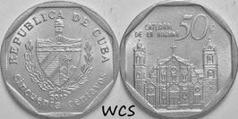 Cuba 50 Centavos 2017 KM#578.2 AU