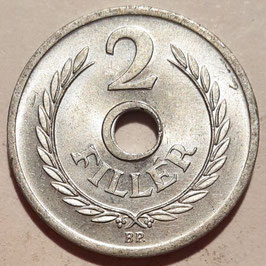 Hungary 2 Filler 1950-1989 KM#546