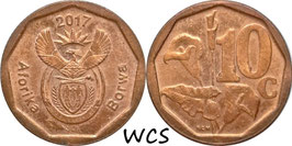 South Africa 10 Cents 2012-2020