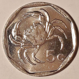 Malta 5 Cents 1991-2007 KM#95