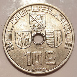 Belgium 10 Centimes 1939 BELGIE - BELGIQUE KM#113.1 XF