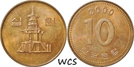 South Korea 10 Won 1983-2006 KM#33