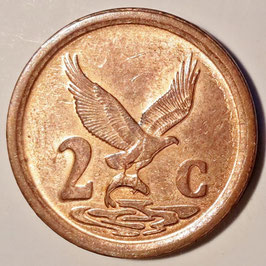 South Africa 2 Cents 1990-1995 SUID-AFRIKA · SOUTH AFRICA KM#133