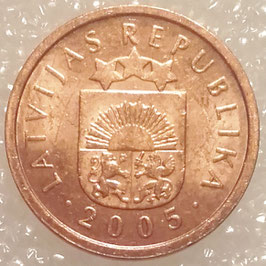 Latvia 1 Santims 1992-2008 KM#15