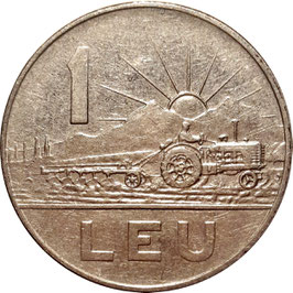 Romania 1 Leu 1963 KM#90