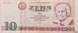 GDR 10 Mark 1971 Ro 359a Series: OA