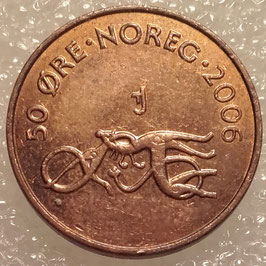 Norway 50 Øre 1996-2011 KM#460