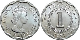 Belize 1 Cent 1976-2018 KM#33a