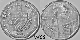 Cuba 25 Centavos 1994-2018 KM#577