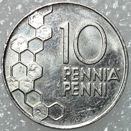 Finland 10 Penniä 1990-2001 KM#65