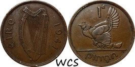 Ireland 1 Penny 1940-1968 KM#11