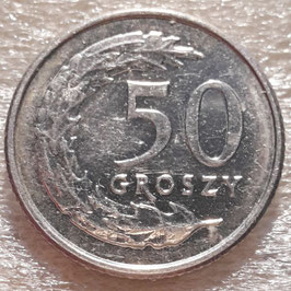 Poland 50 Groszy 1990-2016 Y#281