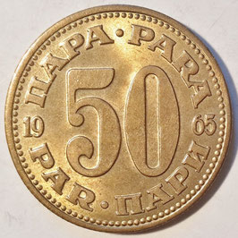 Yugoslavia 50 Para 1965-1981 KM#46