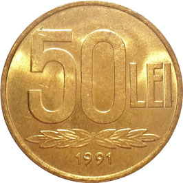 Romania 50 Lei 1991-2003 KM#110