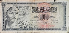 Yugoslavia 1000 Dinara 04.11.1981 P.92d