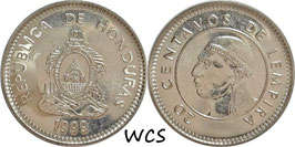 Honduras 20 Centavos 1999 KM#83a.2 UNC
