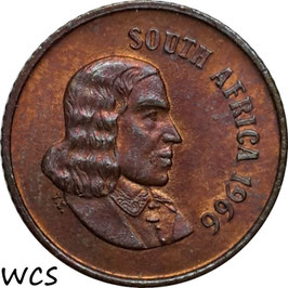 South Africa 1 Cent 1966 (SOUTH AFRICA) KM#65.1 UNC