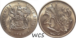South Africa 20 Cents 1970-1990 KM#86