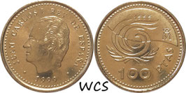 Spain 100 Pesetas 1999 (Year of Older Persons) KM#1006