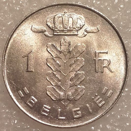 Belgium 1 Franc 1950-1988 BELGIE KM#143.1