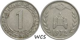 Algeria 1 Dinar 1972 (FAO) KM#104.2 VF (1)