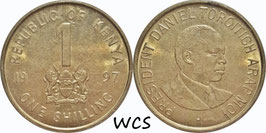 Kenya 1 Shilling 1995-1998 KM#29
