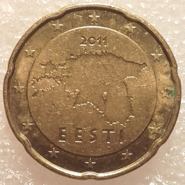 Estonia 20 Euro Cent 2011 KM#65