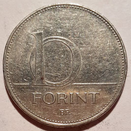 Hungary 10 Forint 1992-2011 KM#695