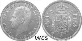 Spain 50 Pesetas 1982-1984 KM#825