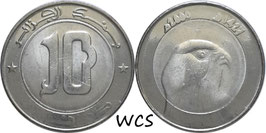 Algeria 10 Dinars 2006 KM#124 XF
