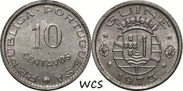 Guinea-Bissau 10 Centavos 1973 KM#12 UNC-