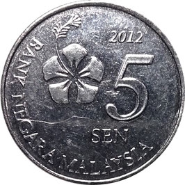 Malaysia 5 Sen 2011-Date KM#201